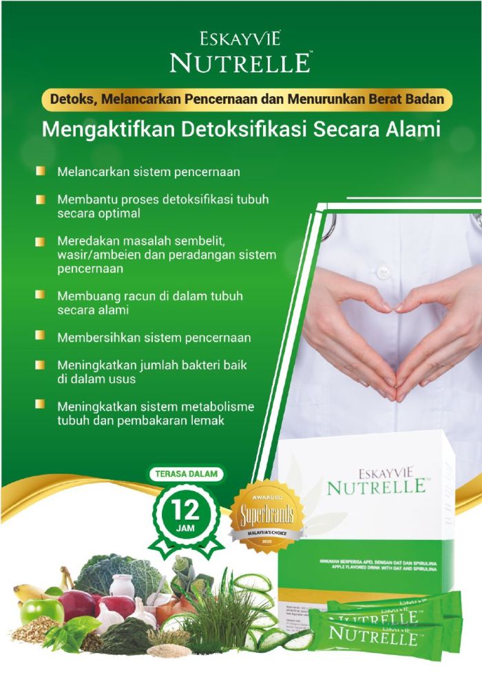 Jual Minuman Detox Eskayvie Nutrelle Original  Ke Pancoran Mas Kota Depok Jawa Barat Hub 6282272741047